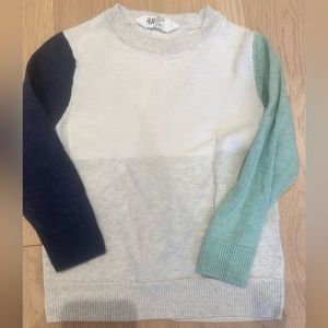 H&M toddler colour block sweater